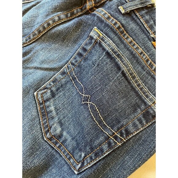 Y2K Lucky Brand Selvedge Vtg Classic Rider Women's Jeans Size 6/28 - Blue Denim - Picture 9 of 11